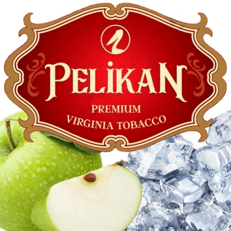 Табак Pelikan Green Apple Ice (Зеленое Яблоко Лёд) 50гр
