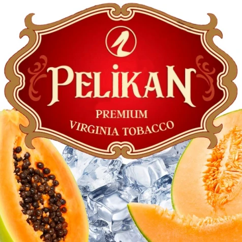 Табак Pelikan Papaya Melon Ice (Папайя Дыня Лёд) 50гр