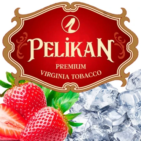 Табак Pelikan Strawberry Ice (Клубника Лёд) 50гр