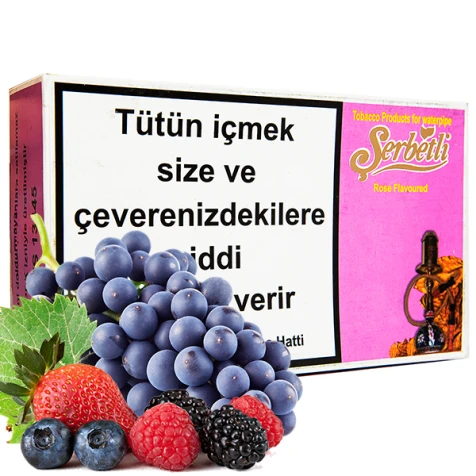 Тютюн Serbetli Grape Berry (Виноград Ягоди) 500гр