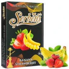 Табак Serbetli Banana Strawberry (Банан Клубника) 50гр