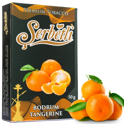 Тютюн Serbetli Bodrum Tangerine (Свіжий Мандарин) 50гр