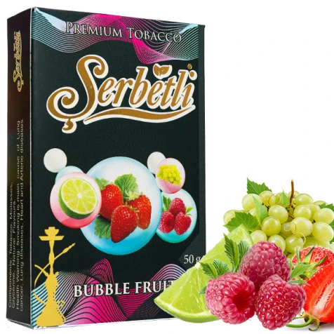 Табак Serbetli Bubble Fruit (Фруктовая Жвачка) 50гр