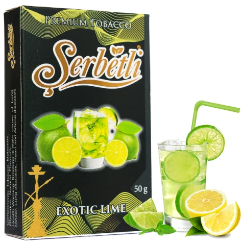 Тютюн Serbetli Exotic Lime (Екзотик Лайм) 50гр