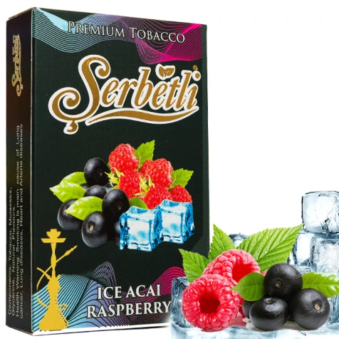 Табак Serbetli Ice Acai Raspberry (Асаи Малина Лед) 50гр