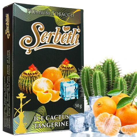 Табак Serbetli Ice Cactus Tangerine (Лед Кактус Мандарин) 50гр