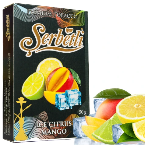 Тютюн Serbetli Ice Citrus Mango (Лід Цитрус Манго) 50гр
