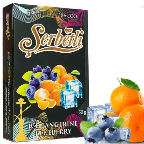 Табак Serbetli Ice Blueberry Tangerine (Лед Черника Мандарин) 50гр