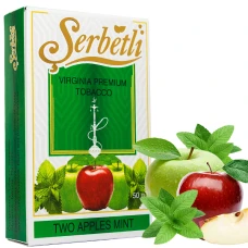Табак Serbetli Two Apples Mint (Двойное Яблоко Мята) 50гр
