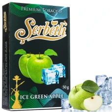 Тютюн Serbetli Ice Green Apple (Зелене Яблуко Лід) 50гр (ПОТЕКШИЙ)