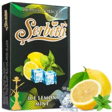 Тютюн Serbetli Ice Lemon Mint (Лід Лимон М'ята) 50гр (ПОТЕКШИЙ)