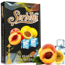 Табак Serbetli Ice Peach Maracuja (Лёд Персик Маракуйя) 50гр (ПОТЁКШИЙ)