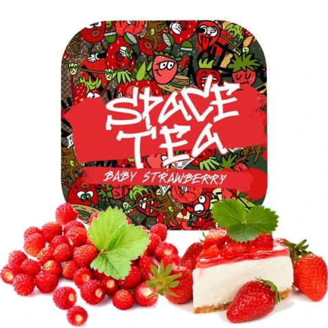 Бестабачная смесь Space Tea Baby Strawberry (Земляника) 100 г