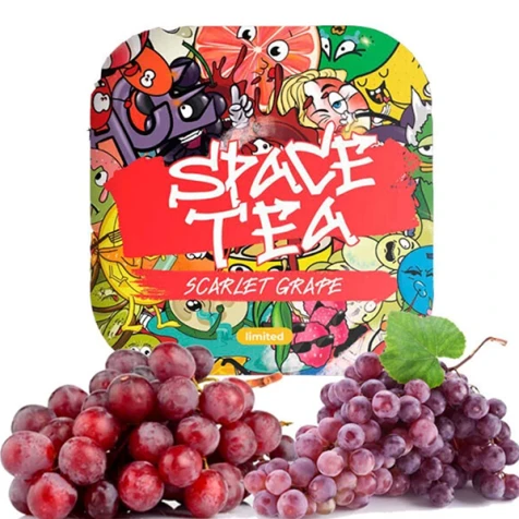 Безникотиновая смесь Space Tea Scarlet Grape (Скарлет Виноград) 250 г