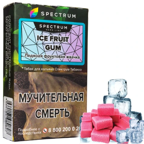 Тютюн Spectrum Hard Line Ice Fruit Gum (Крижана Фруктова Жуйка) 40гр