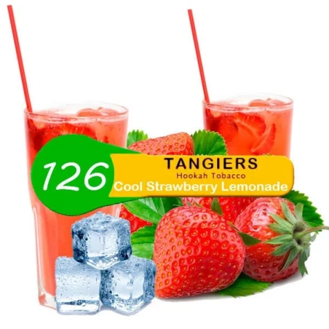 Табак Tangiers Noir Strawberry Lemonade 126 (Клубника Лимонад) 100гр
