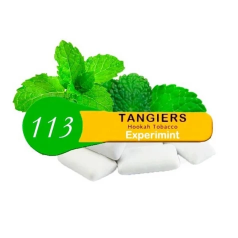 Тютюн Tangiers Noir Experimint 113 (М'ята Жуйка) 100гр