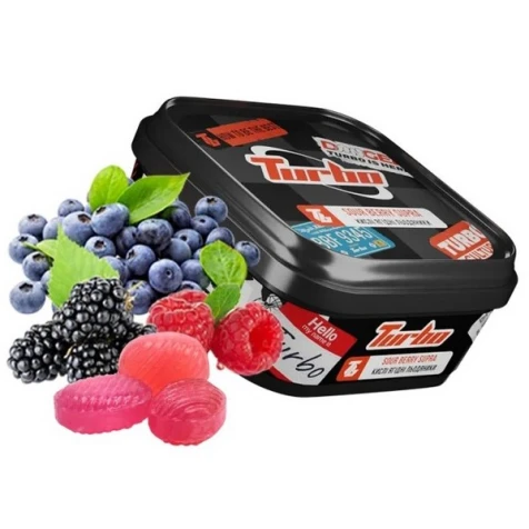 Табак Turbo Sour Berry Supra (Соур Берри Супра) 250гр