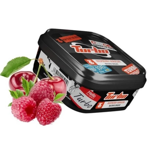 Табак Turbo Raspberry Huracan (Малина Хуракан) 250гр