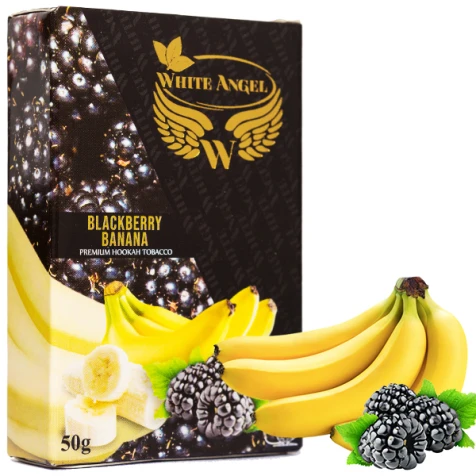 Табак White Angel Blackberry Banana (Ежевика Банан) 50гр