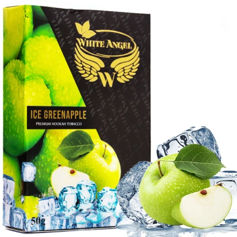 Табак White Angel Ice Green Apple (Айс Зелёное Яблоко) 50гр 