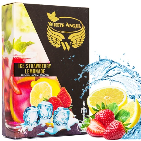 Табак White Angel Ice Strawberry Lemon (Клубника Лимон Лед) 50гр 
