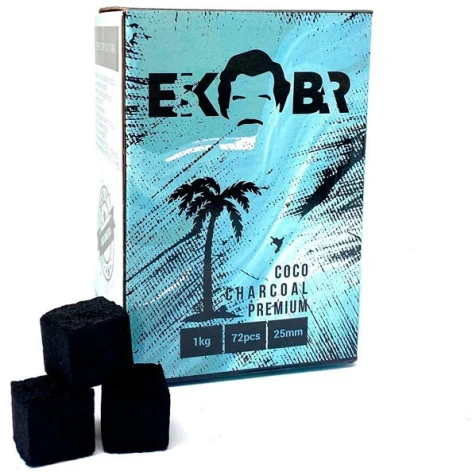 Вугілля Кокосове Escobar (72 кубики) 1кг