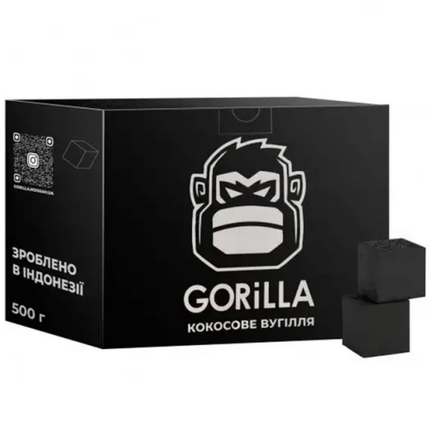 Уголь Кокосовый Gorilla (36 Кубика) 0.5 кг
