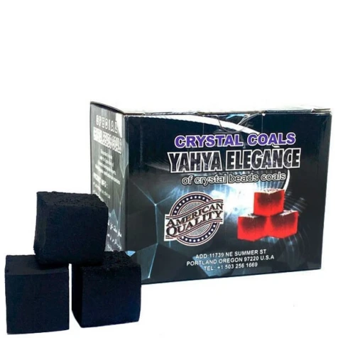 Уголь Кокосовый Yahya Elegance Crystal (36 Кубика) 0.5 кг
