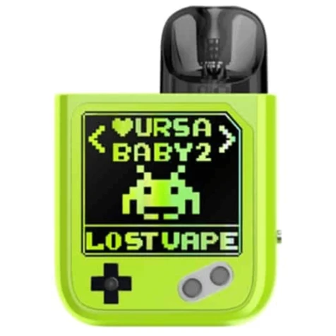 POD-система Lost Vape Ursa Baby 2 900mAh Joy Green X Pixel Role (Джой Грін Ікс Піксель Рол)