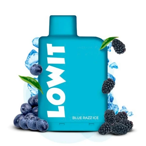 Заправленный Картридж Elf Bar Lowit 5500 Blue Razz Ice (Голубая Малина Лед)