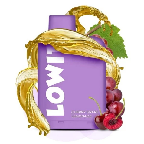 Заправлений Картридж Elf Bar Lowit 5500 Cherry Grape Lemonade (Вишня Виноград Лимонад)