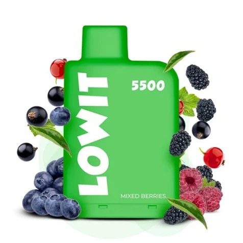 Заправлений Картридж Elf Bar Lowit 5500 Mixed Berries (Мікс Ягод)