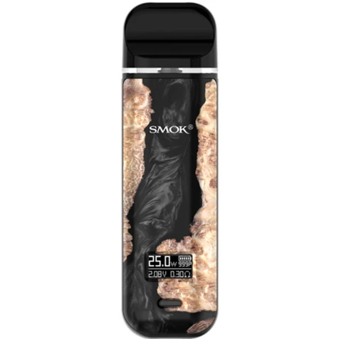 POD-система SMOK Novo X Black Stabilzing Wood (Чорний Стабілзинг Вуд)