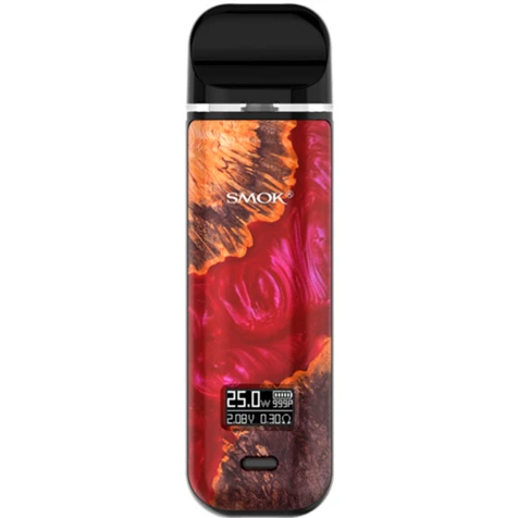 POD-система SMOK Novo X Red Stabilzing Wood (Ред Стабілзинг Вуд)