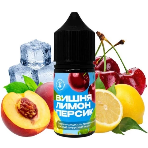 Сольова рідина 420 Liquid Cherry Lemon Peach (Вишня Лимон Персик) 30 мл