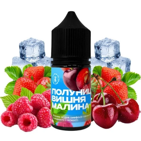 Солевая жидкость 420 Liquid Strawberry Cherry Raspberry (Клубника Вишня Малина) 30 мл