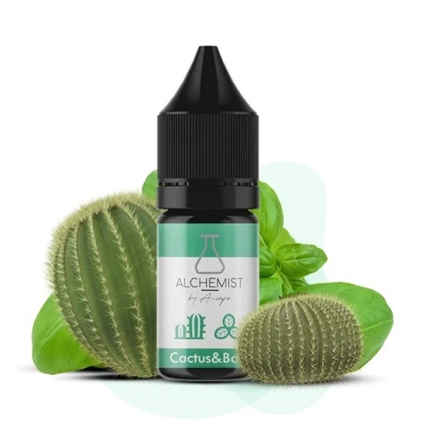 Солевая жидкость Alchemist Cactus Basil (Кактус Базилик) 10 мл