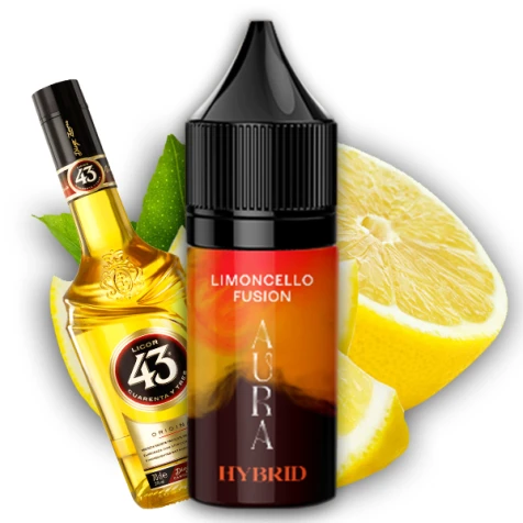 Солевая жидкость Aura Hybrid Limoncello Fusion (Лимончелло Фьюжен) 10 мл