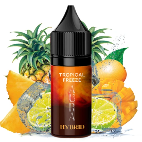 Сольова рідина Aura Hybrid Tropical Freeze (Тропічний Фріз) 10 мл