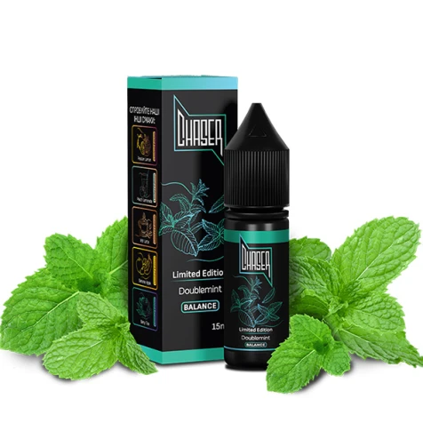 Солевая жидкость Chaser Black Double Mint (Двойная Мята) 15 мл
