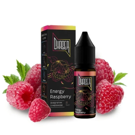 Солевая жидкость Chaser Black Energy Raspberry (Малиновый Энергетик) 15 мл