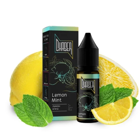 Солевая жидкость Chaser Black Lemon Mint (Лимон Мята) 15 мл