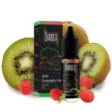 Сольова рідина Chaser Black Wild Strawberry Kiwi (Суниця Ківі) 15 мл