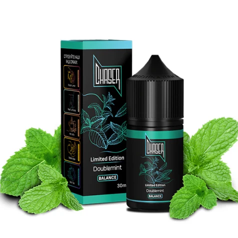 Солевая жидкость Chaser Black Double Mint (Двойная Мята) 30 мл