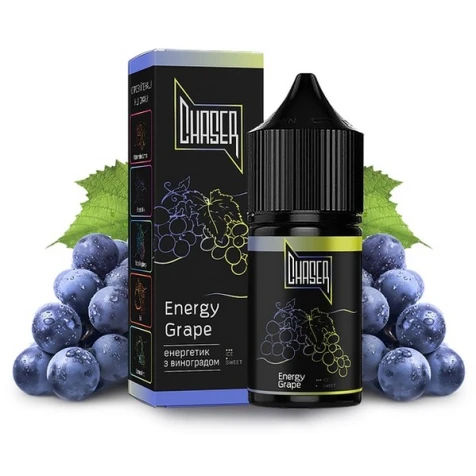 Сольова рідина Chaser Black Energy Grape (Виноградный Енергетик) 30 мл