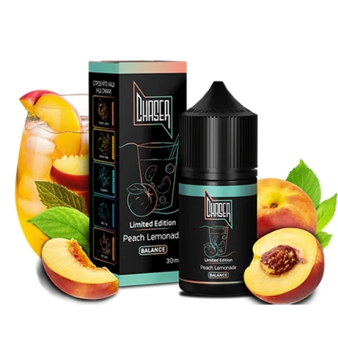 Солевая жидкость Chaser Black Peach Lemonade (Персик Лимонад) 30 мл