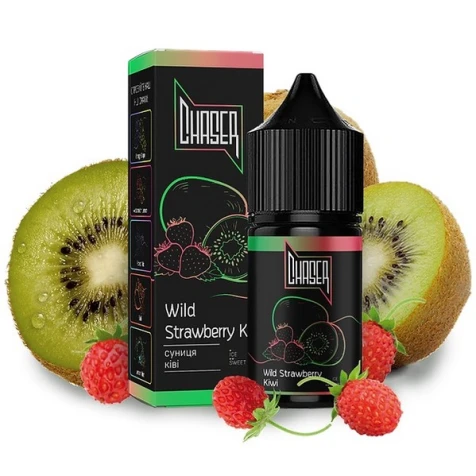 Сольова рідина Chaser Black Wild Strawberry Kiwi (Суниця Ківі) 30 мл