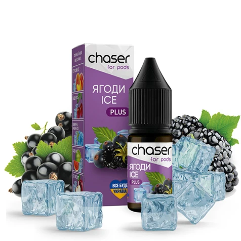 Сольова рідина Chaser For Pods Balance Berry Ice (Ягоди Лід) 10 мл