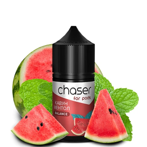 Солевая жидкость Chaser For Pods Balance Watermelon Menthol (Арбуз Мята) 30 мл